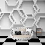 Hexagonal White texture