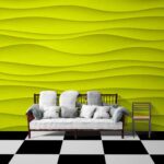 Yellow Wave Texture