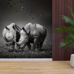 Two rhinos