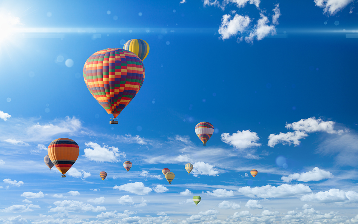 Hot Air Balloon Wallpaper for Walls