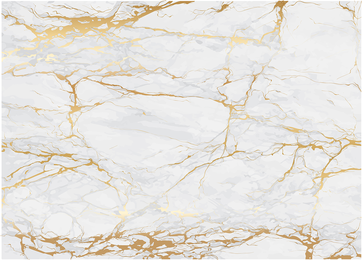 White Marble with Gold Veins Wallpaper for Wall
