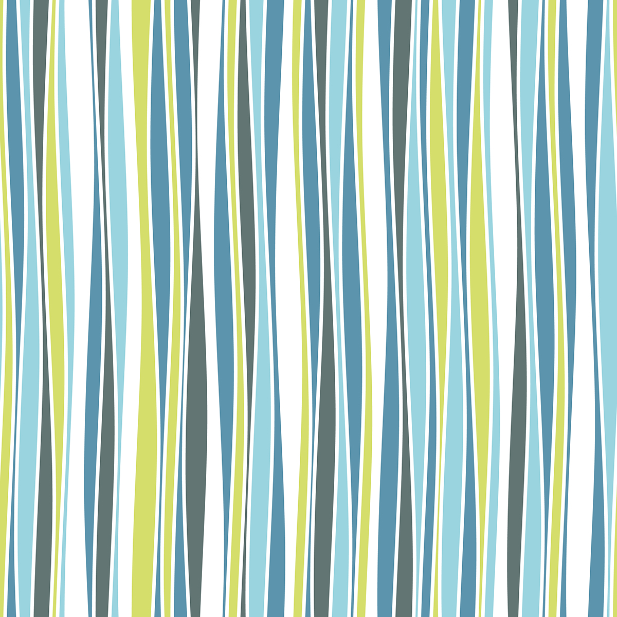 A pattern of blue and green vertical lines