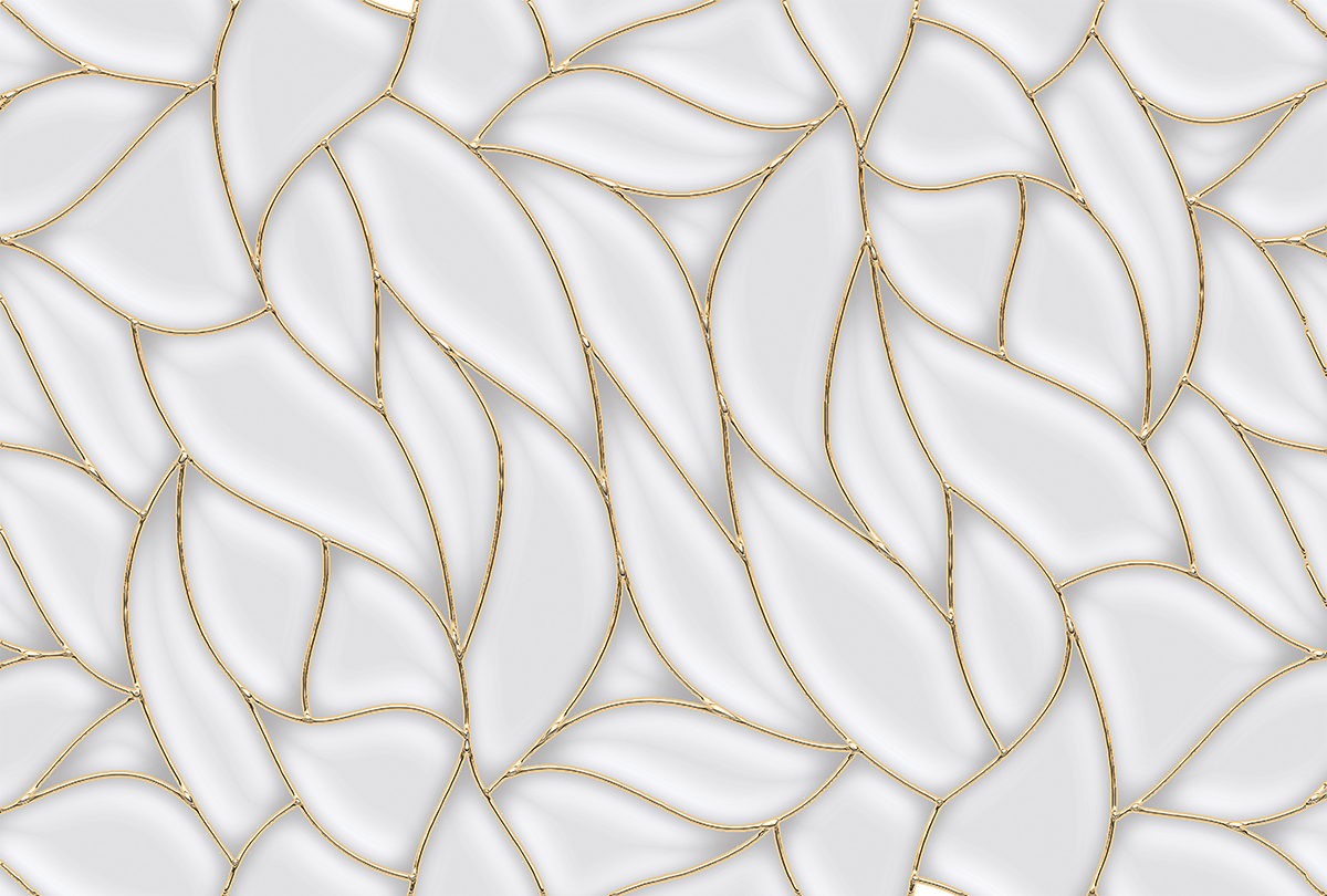 A white and gold pattern