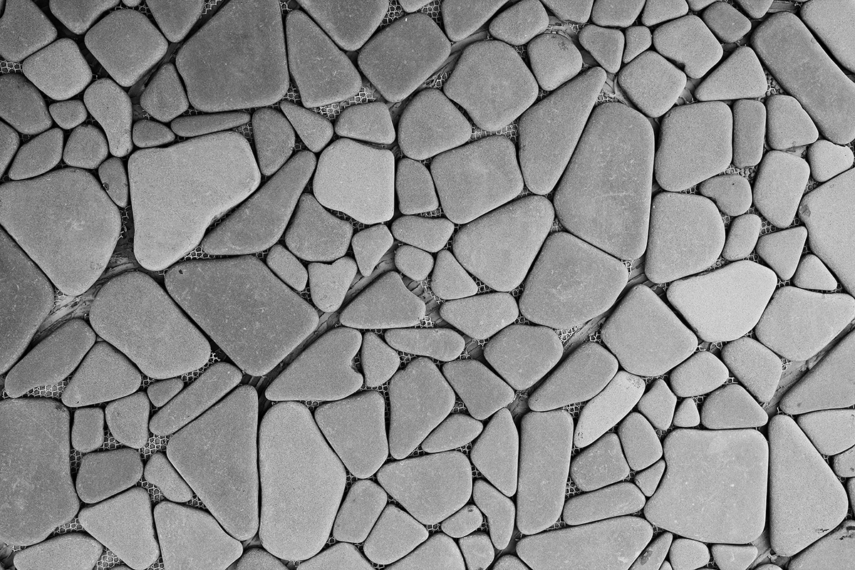A close up of a stone floor