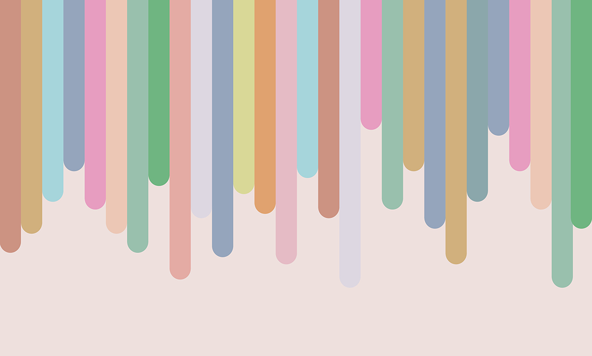 A colorful vertical lines on a white background
