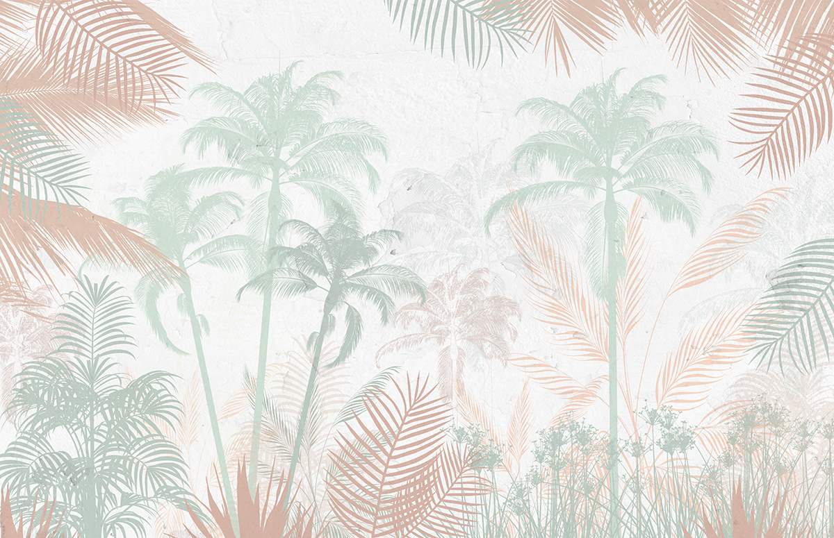 A palm trees and plants