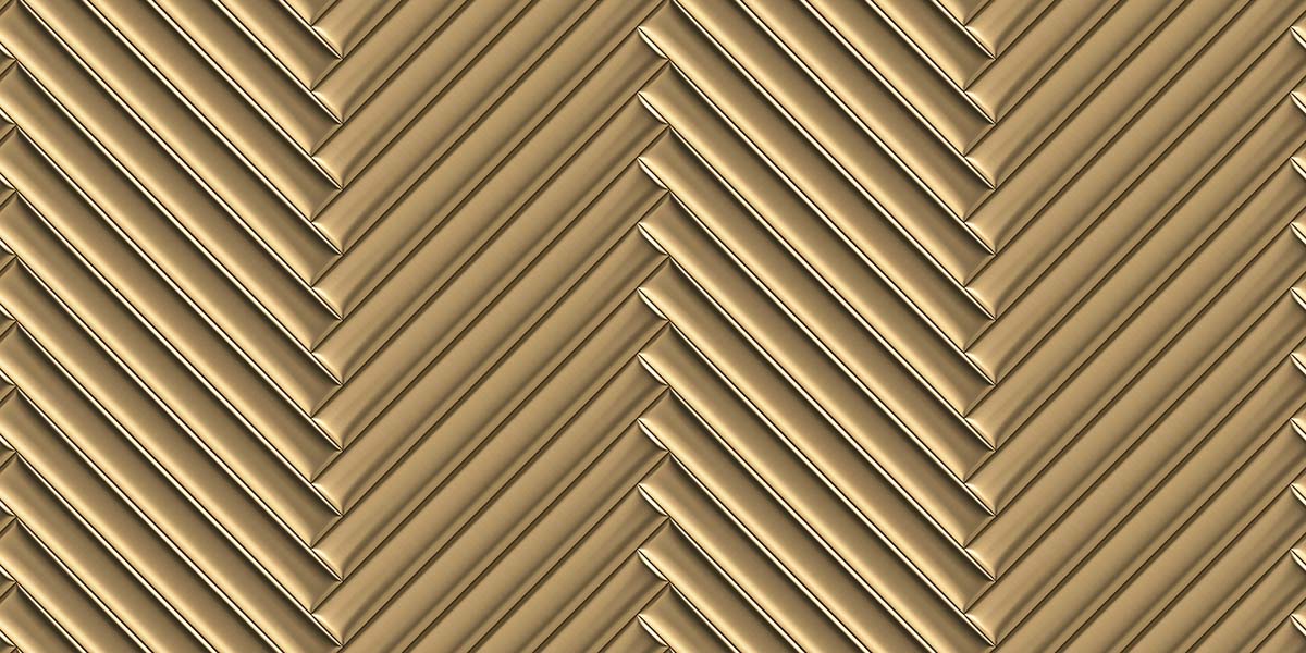 A gold rectangular pattern