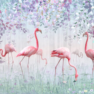 Pink Flamingo Wallpaper for Walls