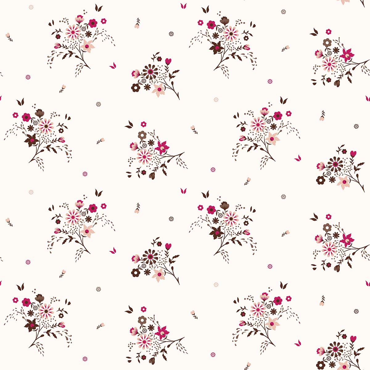 A pattern of small flowers