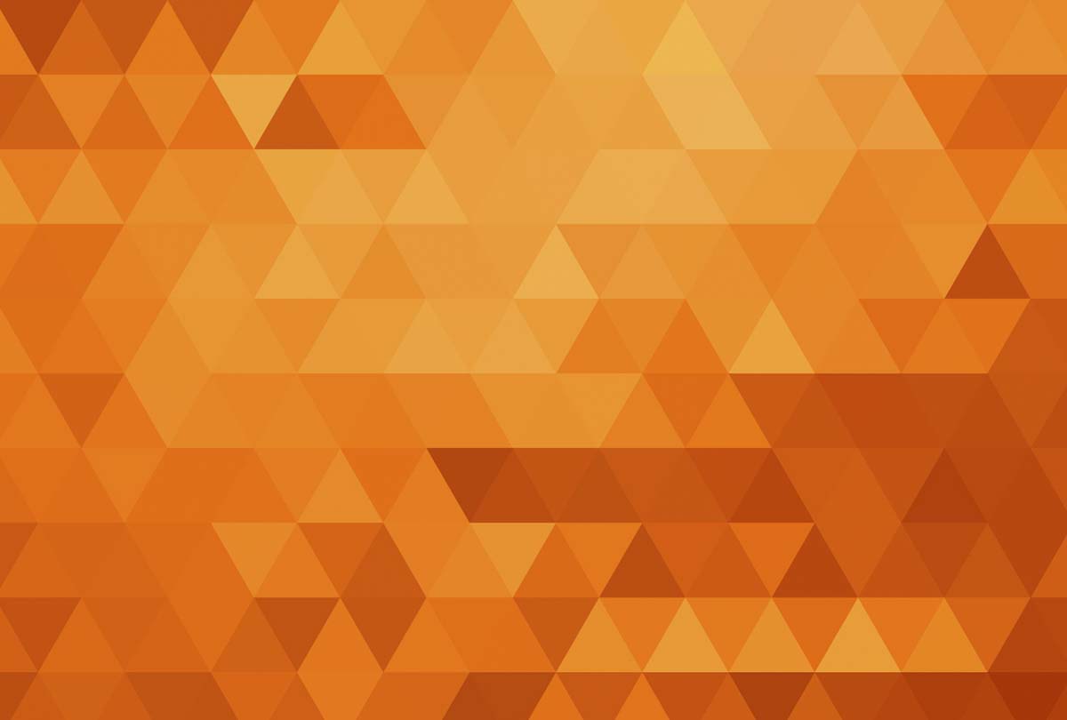 A orange and yellow triangle pattern