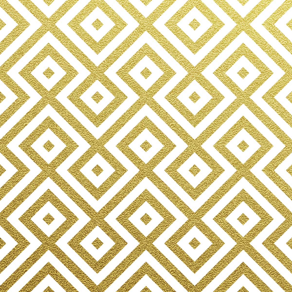 A pattern of gold squares