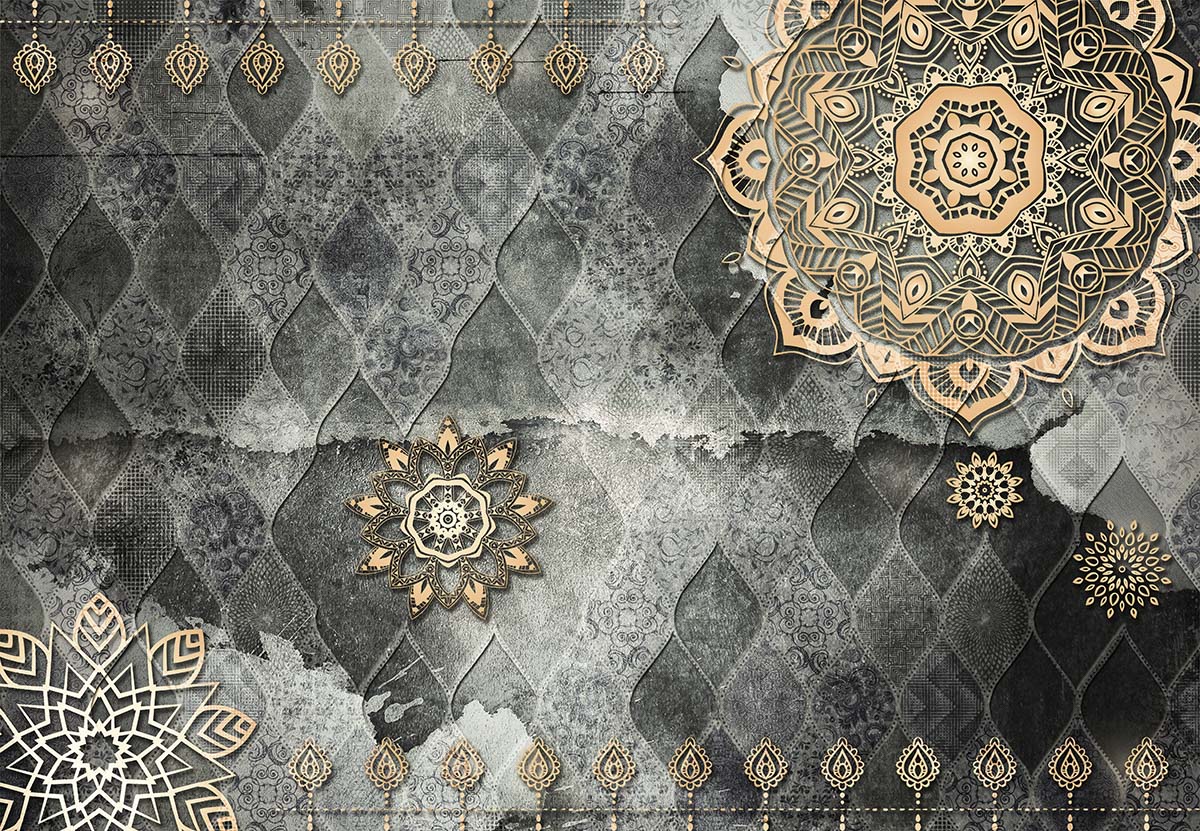 3D Damask Wallpaper for Wall