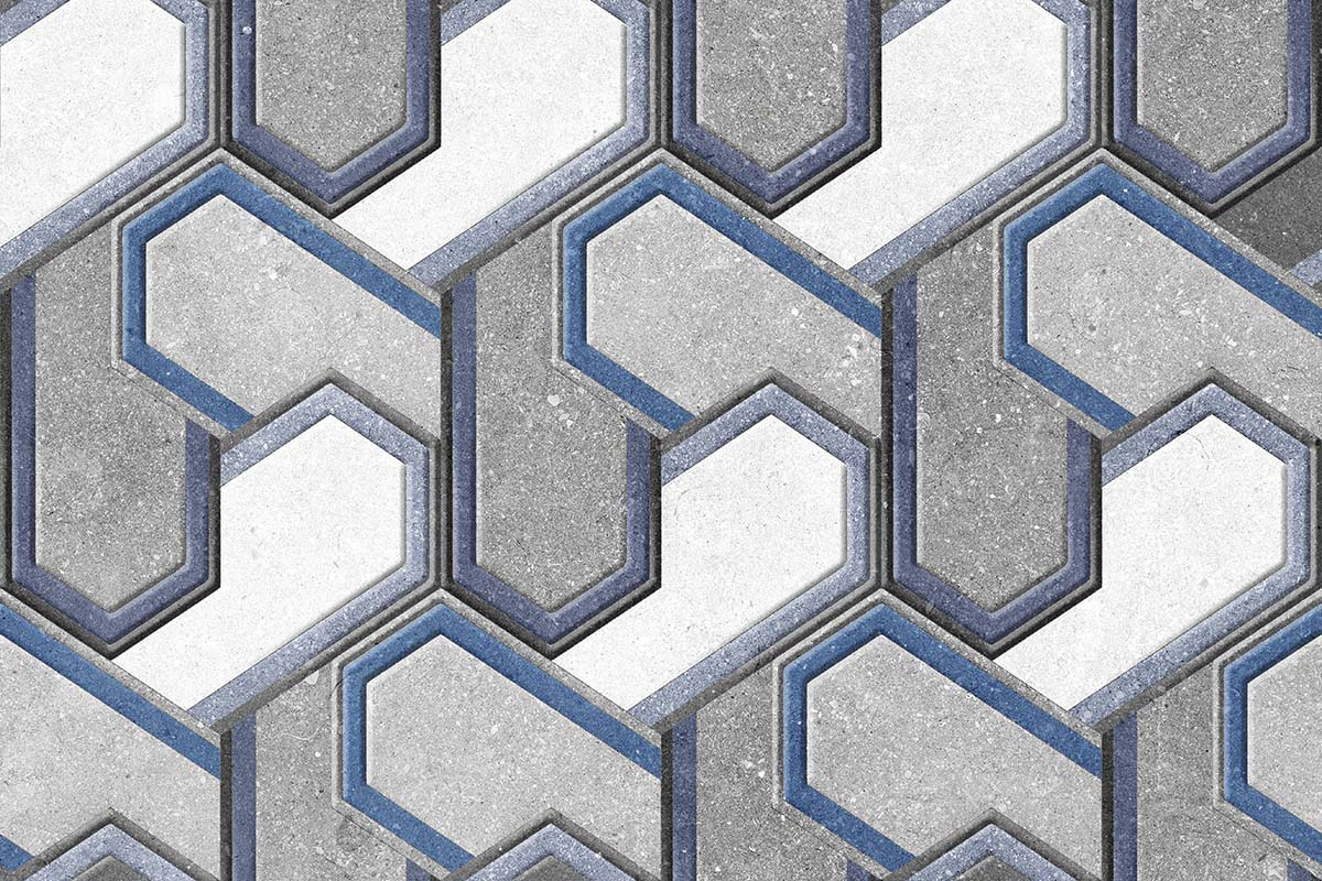 A close up of a tile