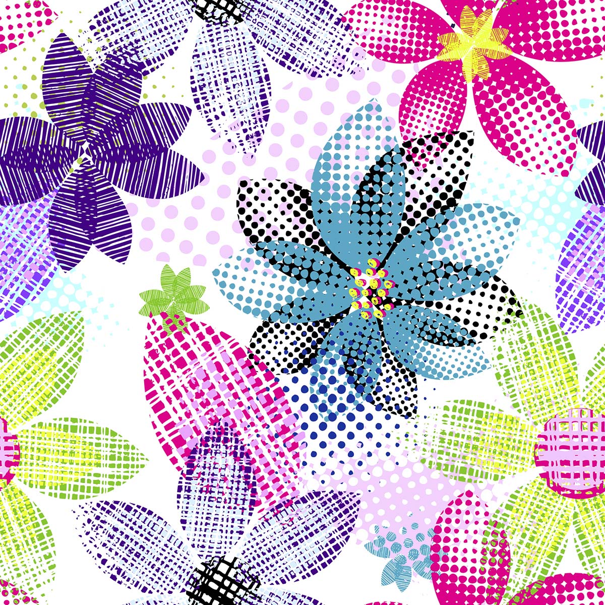 Floral Art Wallpaper for Wall
