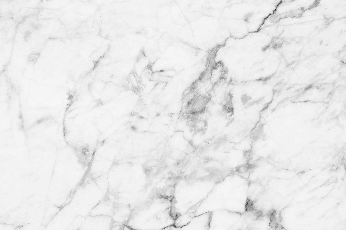 A white marble with black veins