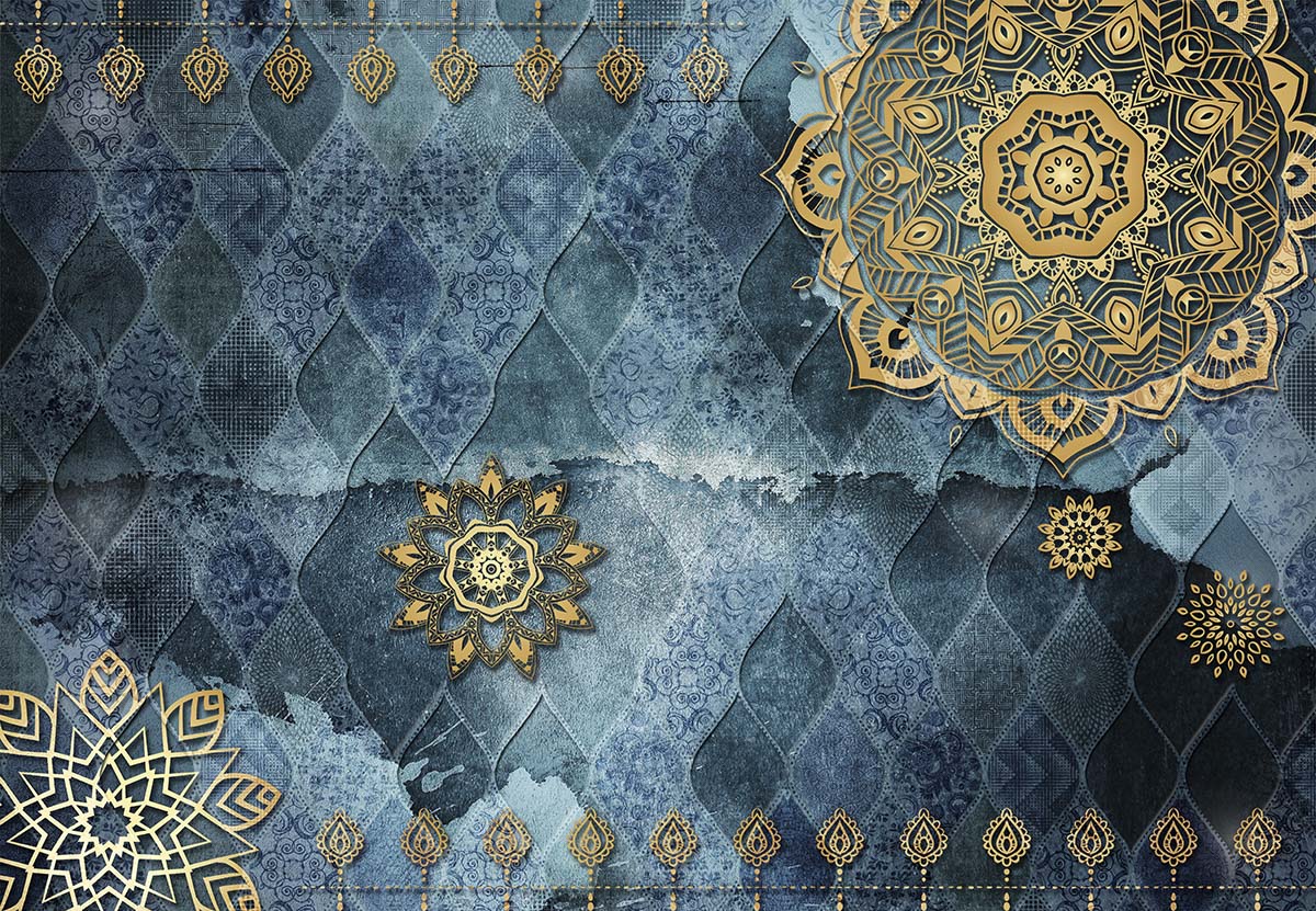 Gold Damask Wallpaper