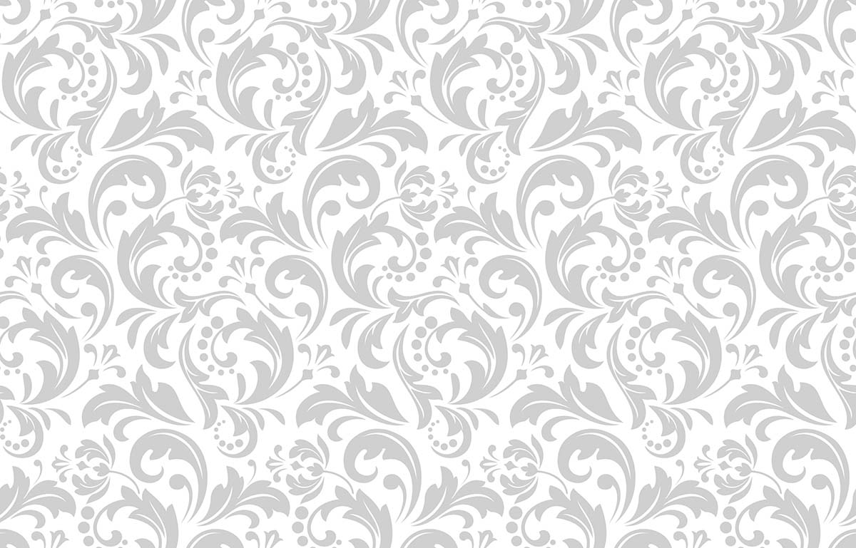 A white and grey floral pattern