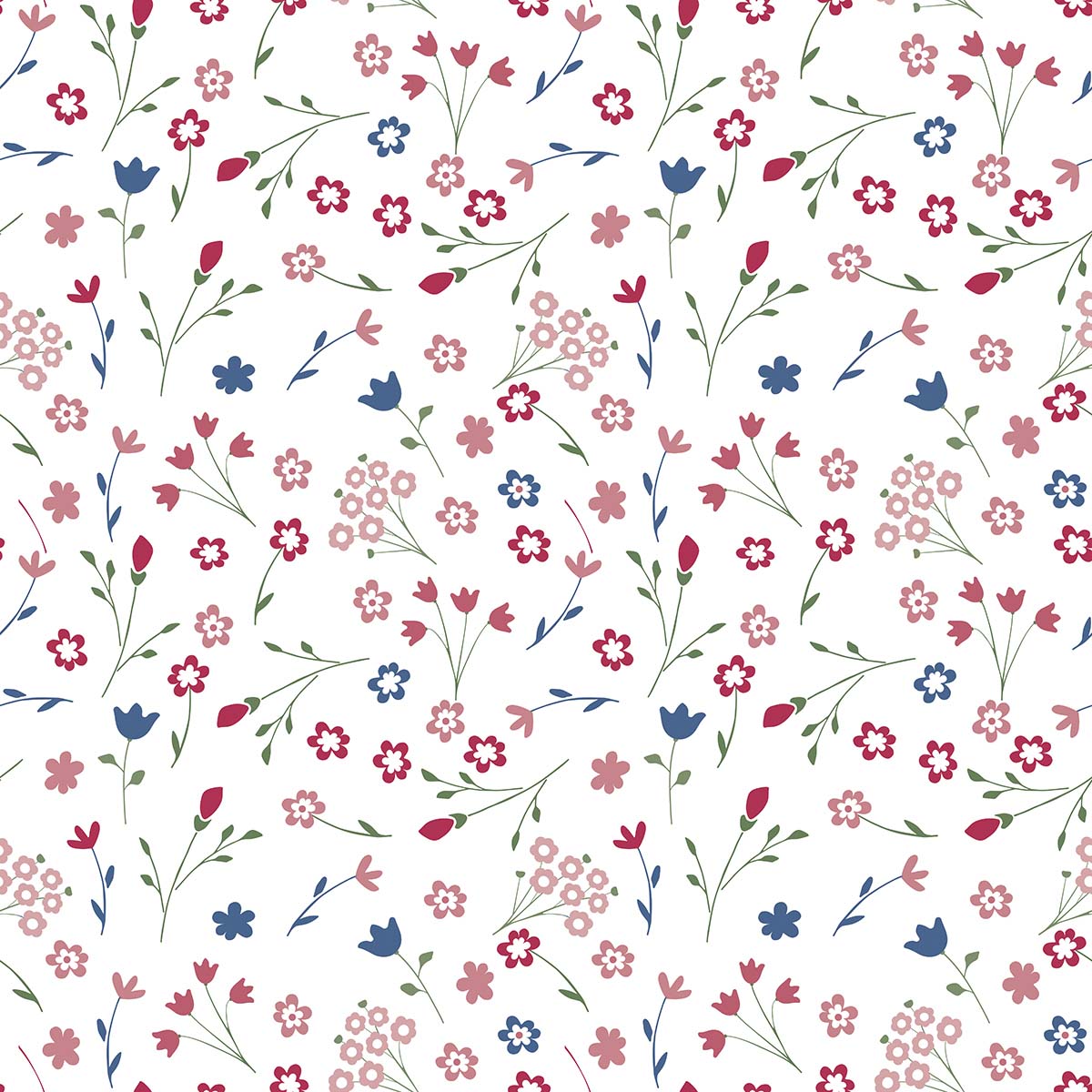 A pattern of small flowers