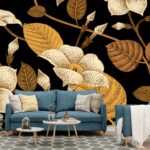3d Effect Floral Wallpaper for Wall