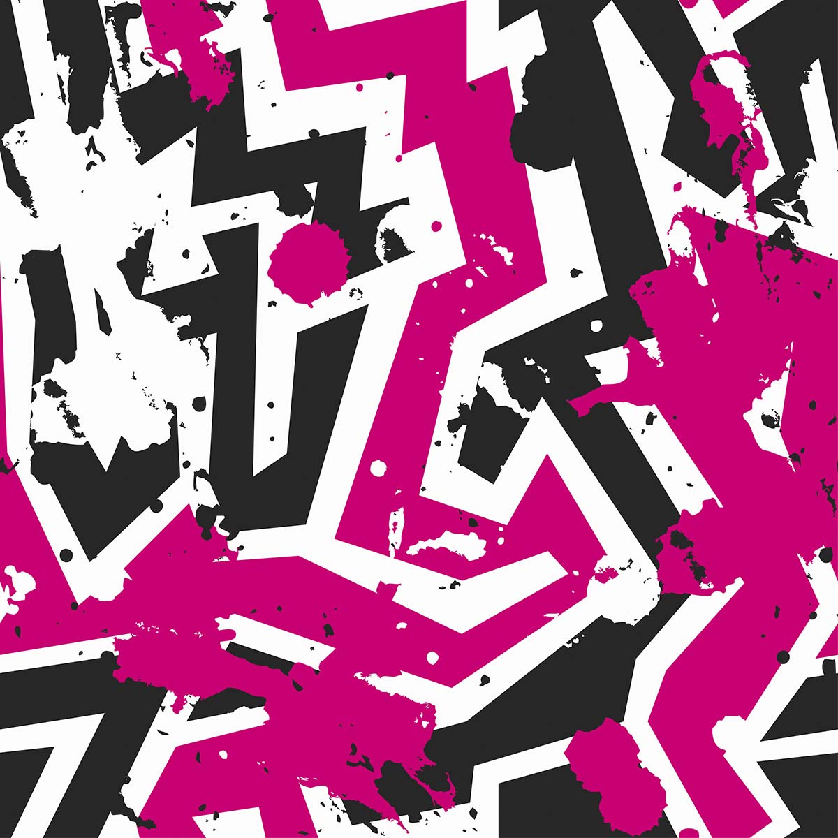 A pink and black pattern