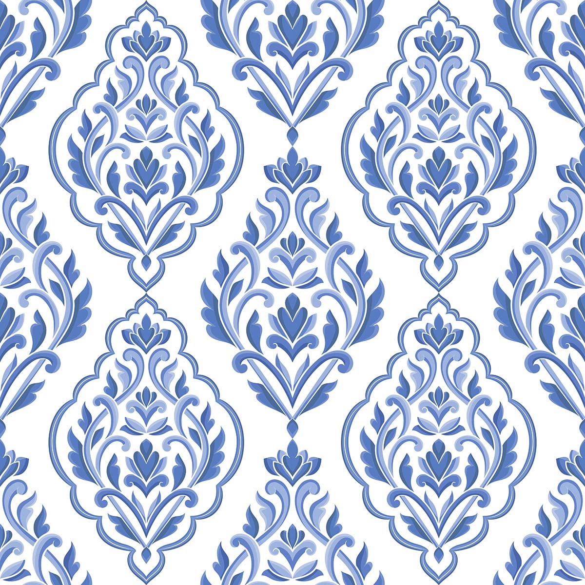A blue and white pattern