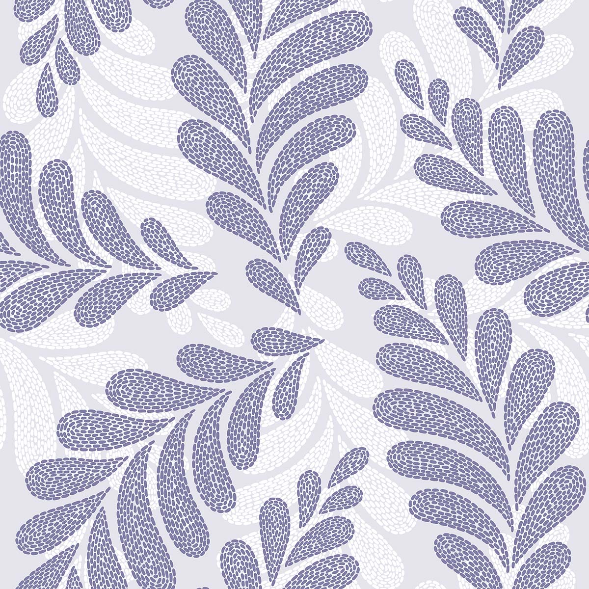 A pattern of purple and white leaves