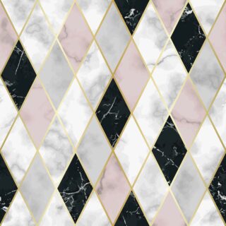 Pink Diamond Pattern Wallpaper for Walls
