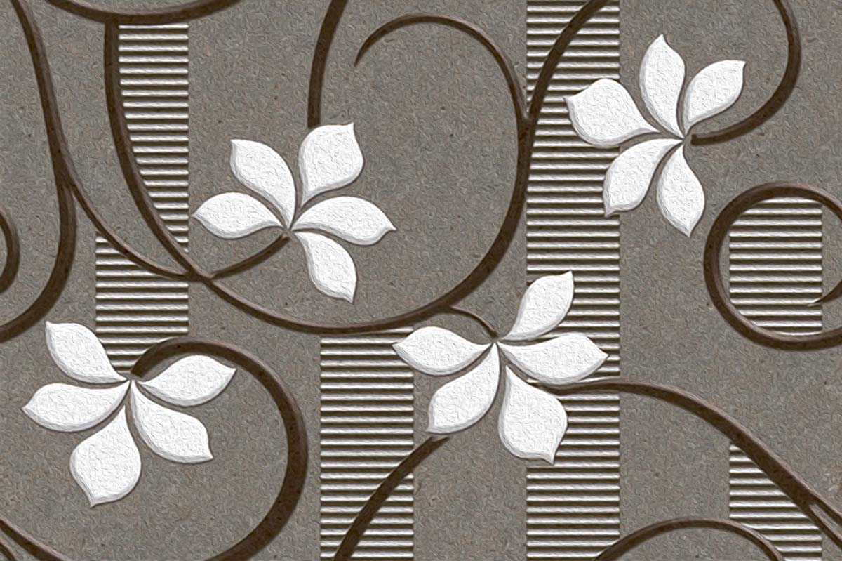 A wallpaper with white flowers