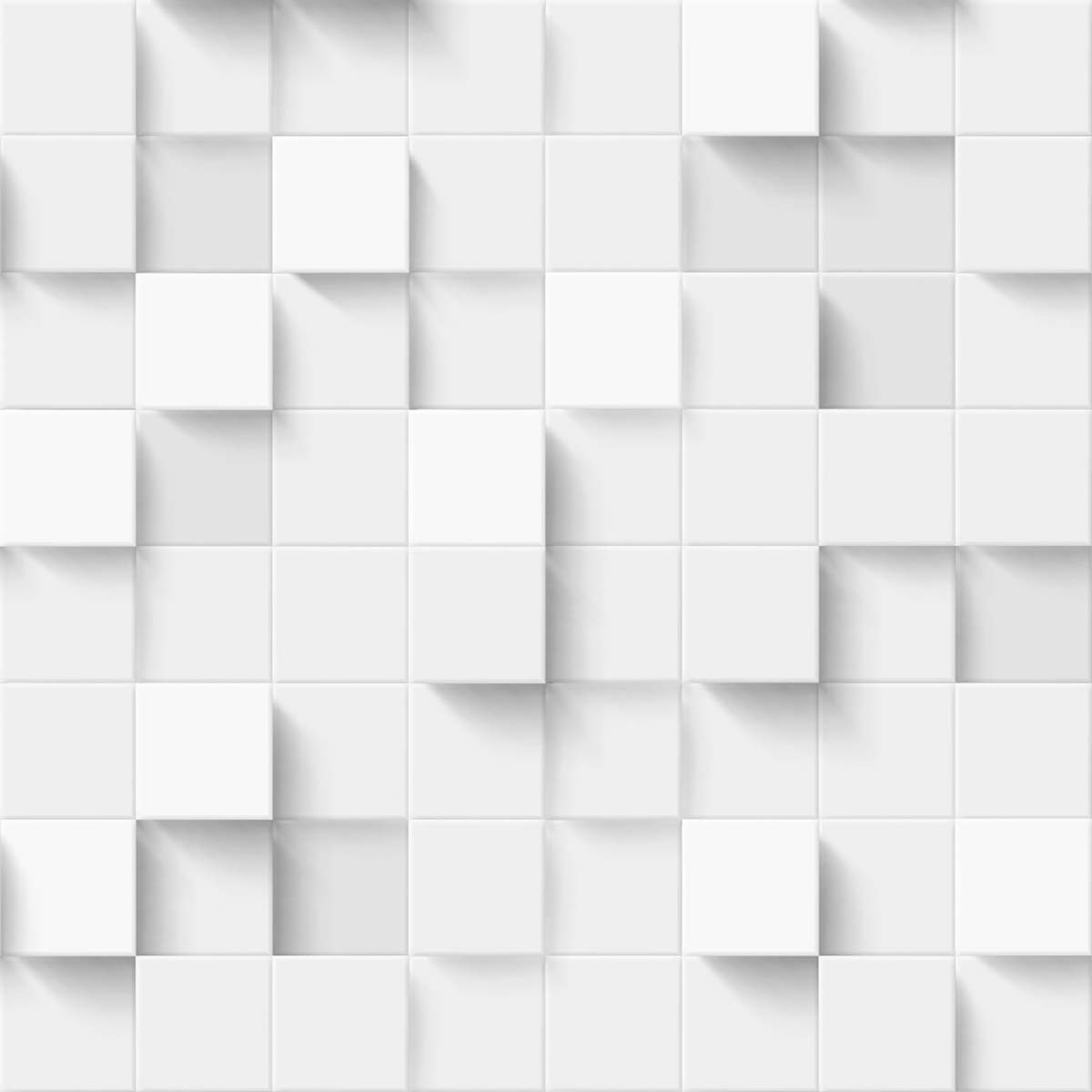 A white square tiles with shadows