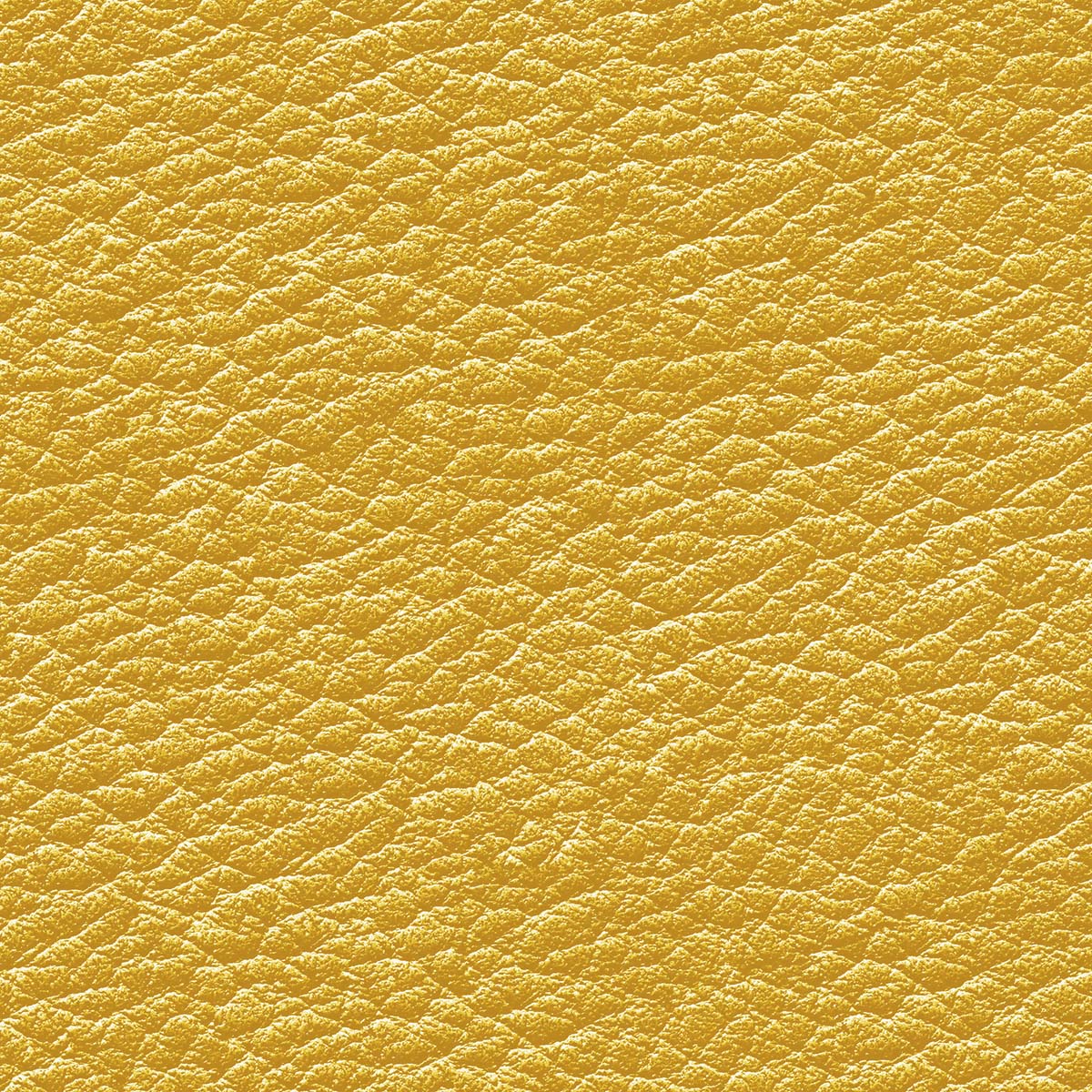 A close up of a yellow leather