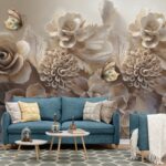 3D Flower Wallpaper for Wall