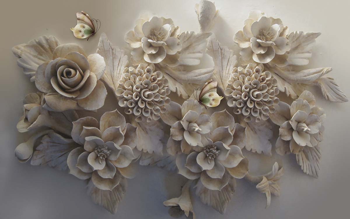 3D Flower Wallpaper for Wall