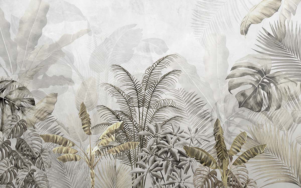 A wallpaper with plants