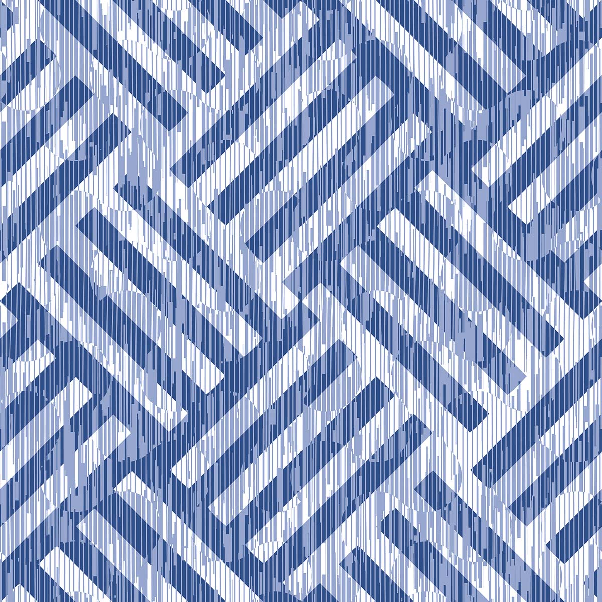 A blue and white pattern