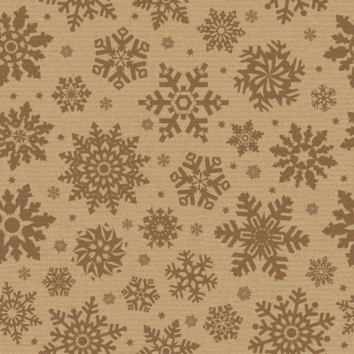 A brown snowflakes on a brown background