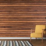 Teak Wood Planks Wallpaper