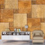 Wood Tile Wallpaper