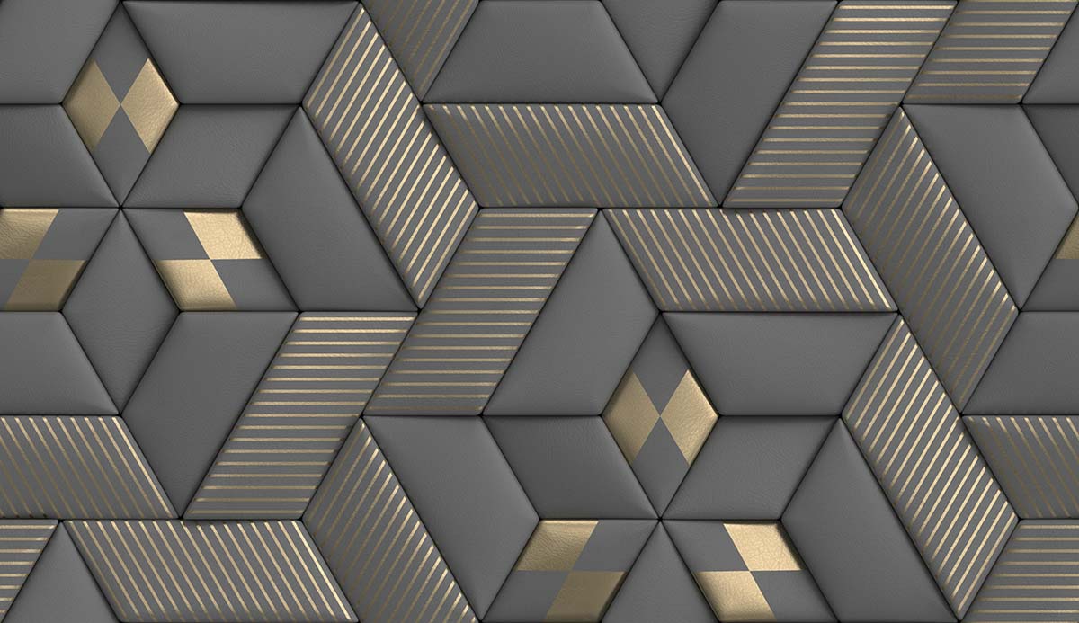 Hexagon Wall Paper for Walls