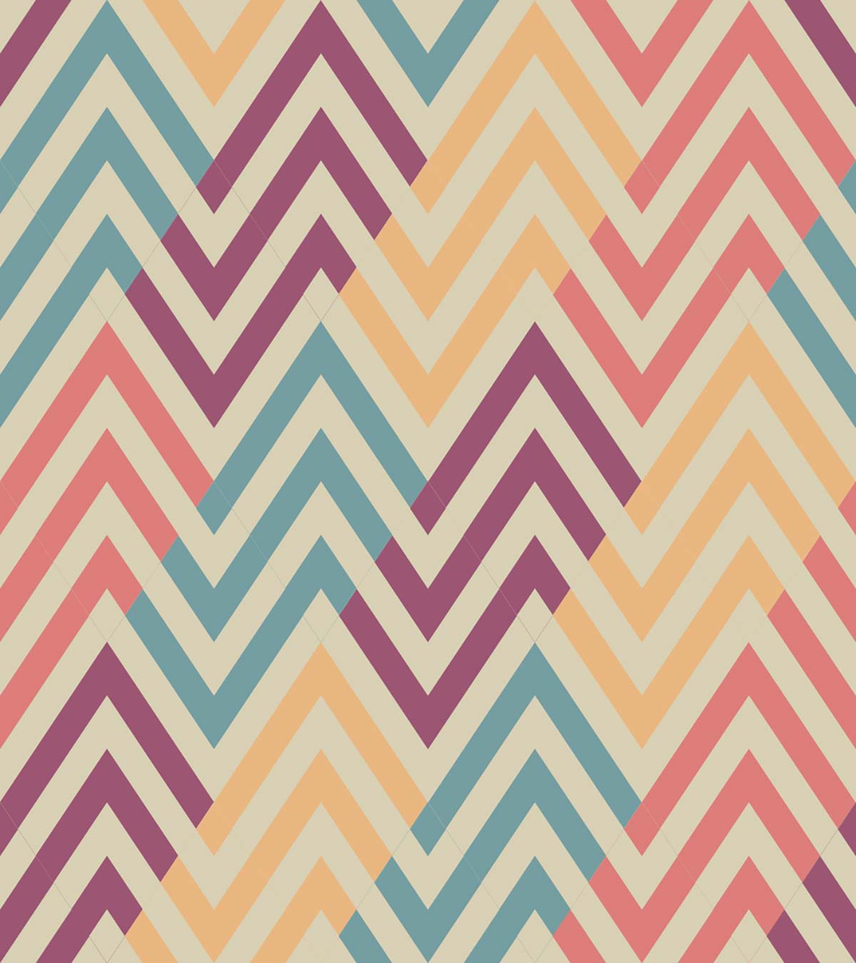 A colorful chevron pattern