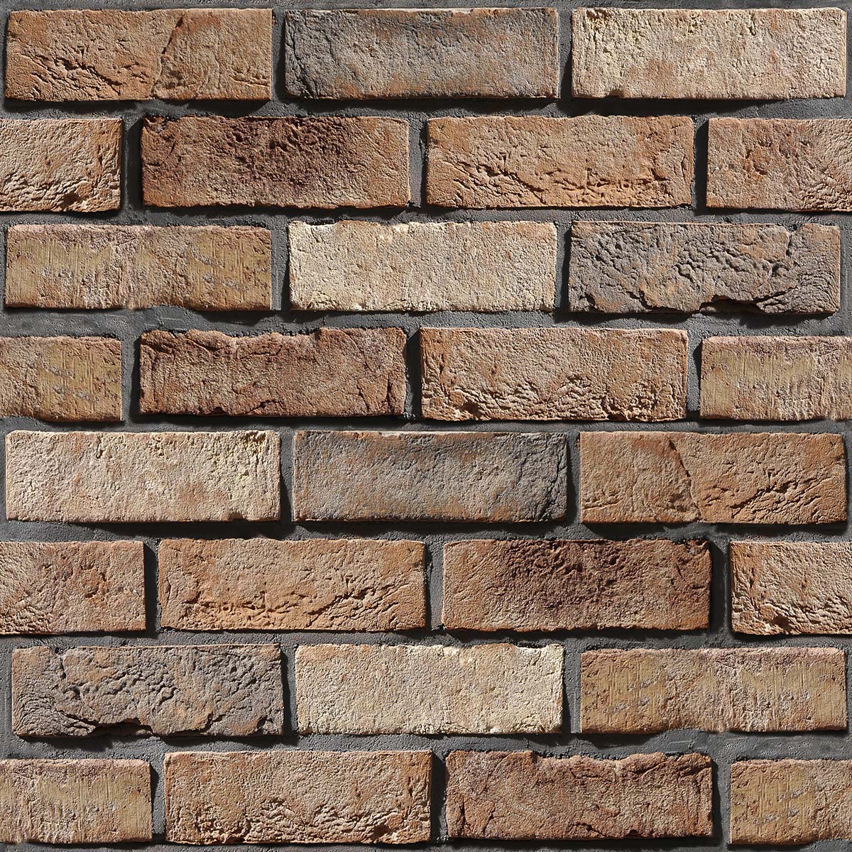 A close up of a brick wall