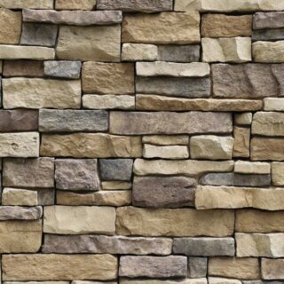 3d Stacked Stone Wallpaper for Wall