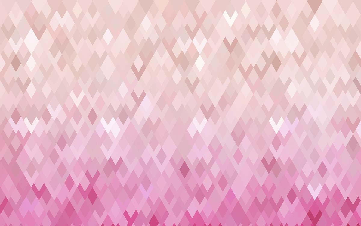 A pink and white diamond pattern