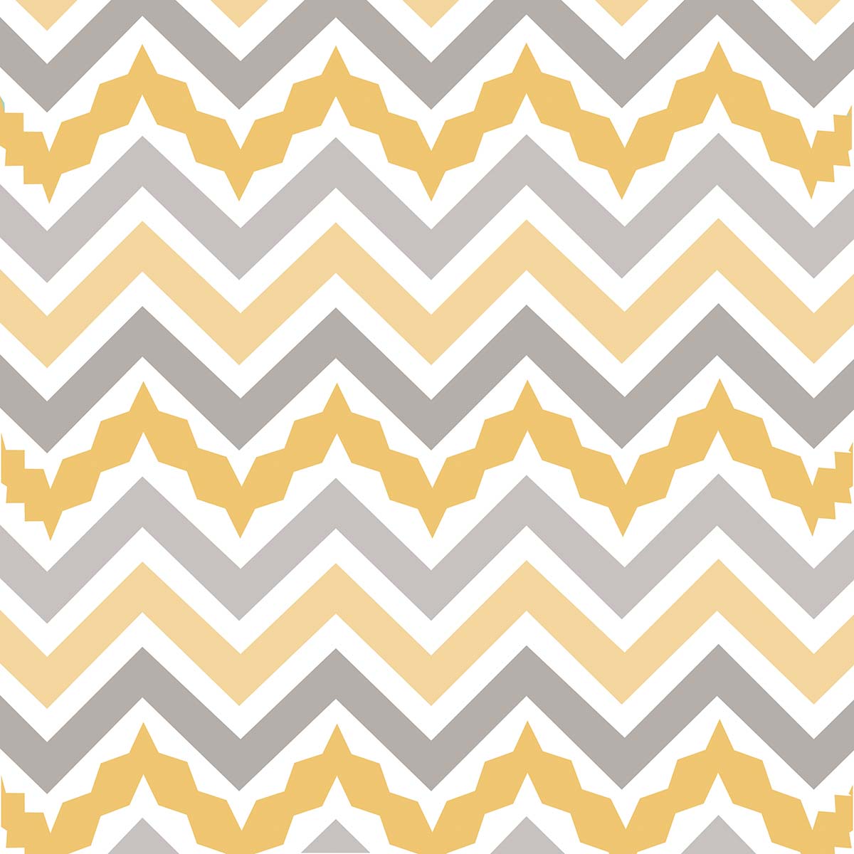 A pattern of yellow and grey zigzag lines