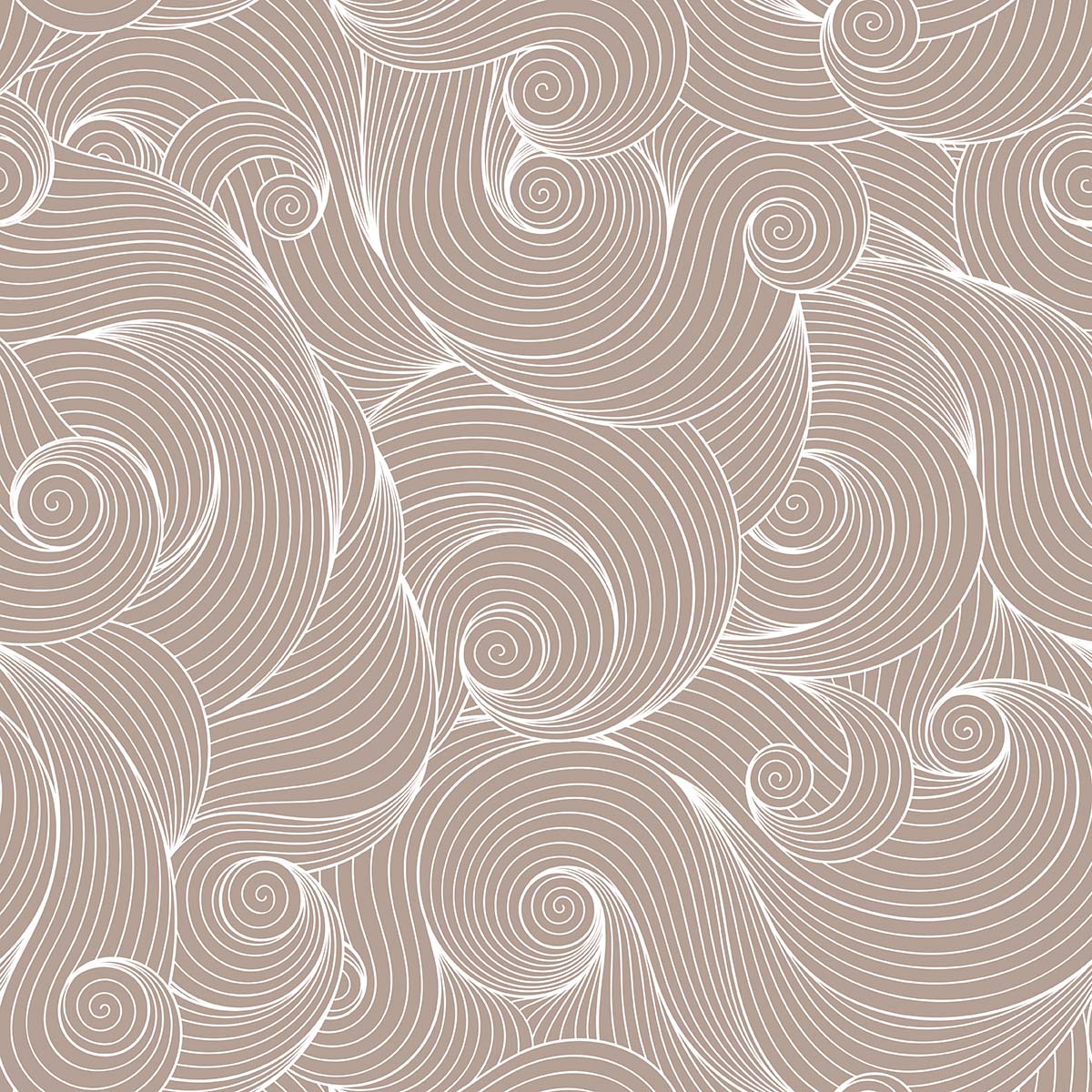 A pattern of swirls and curls