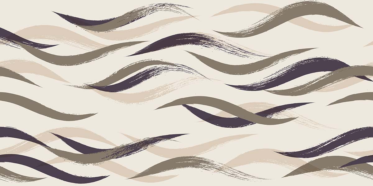 A pattern of wavy lines