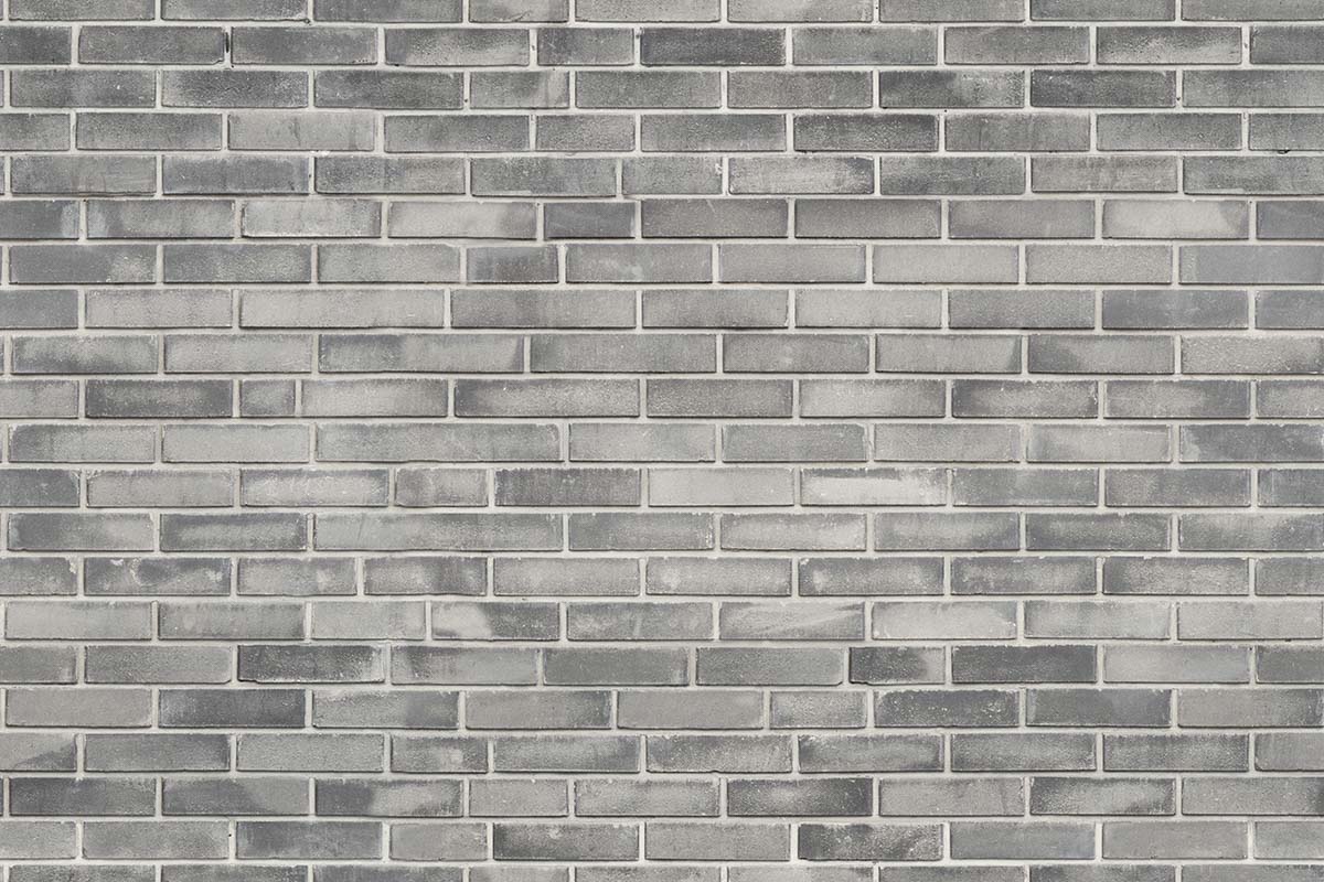 Grey Brick Wall with White Brick Wallpaper