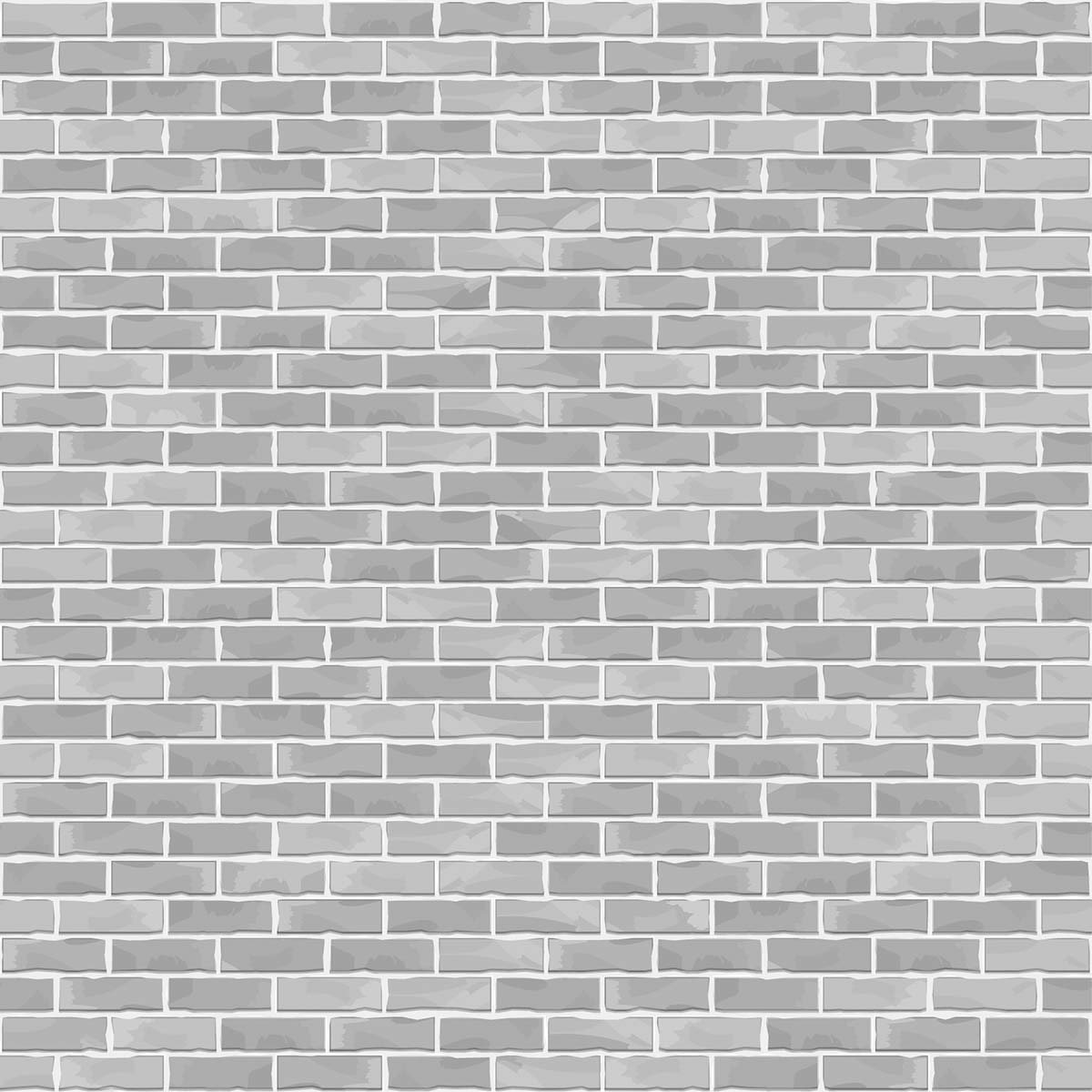 A white brick wall with white lines
