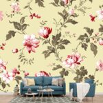 Vintage Flower Wallpaper for Home