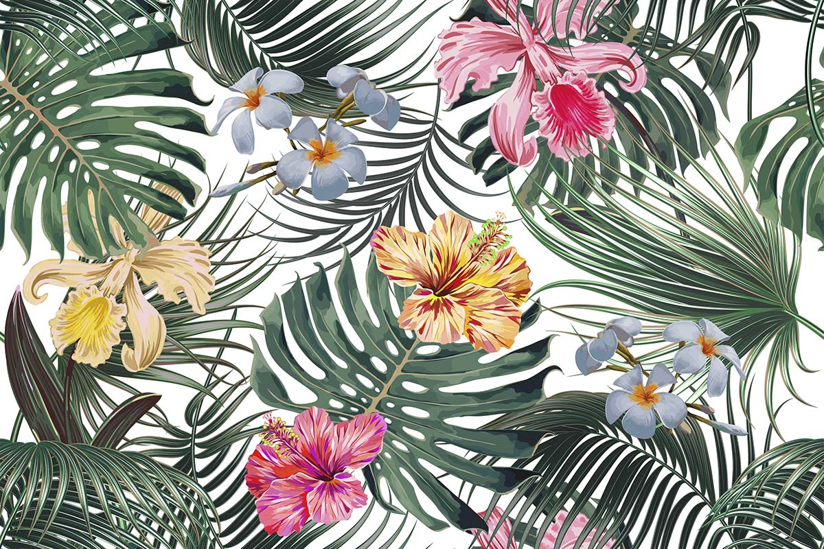 Decorative Floral Wallpaper for Wall - Magic Decor