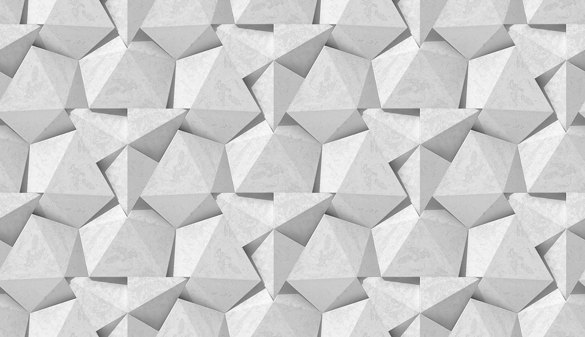 A group of white triangles